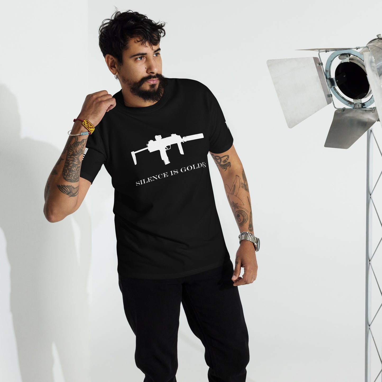 Silence is Golden, White Logo