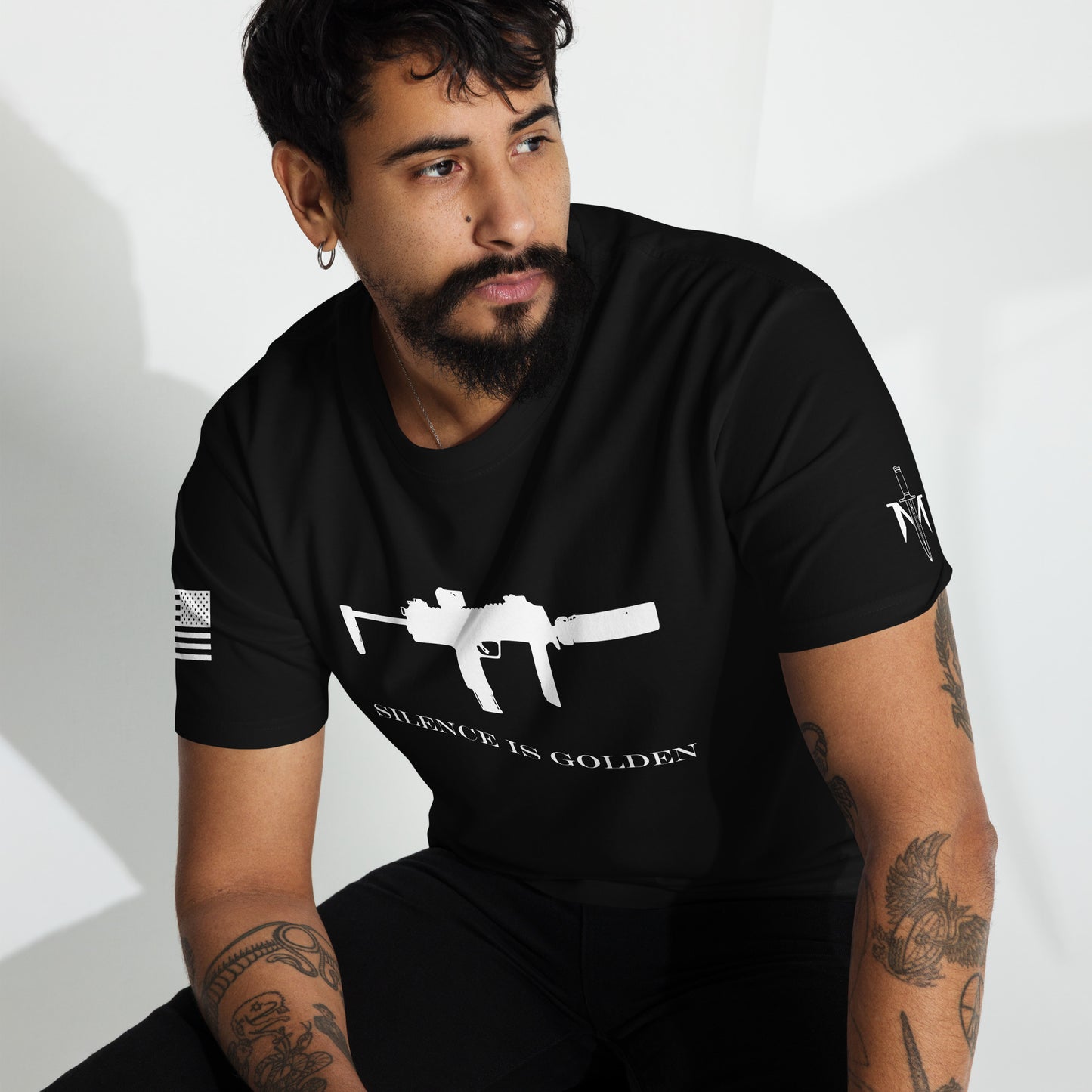 Silence is Golden, White Logo