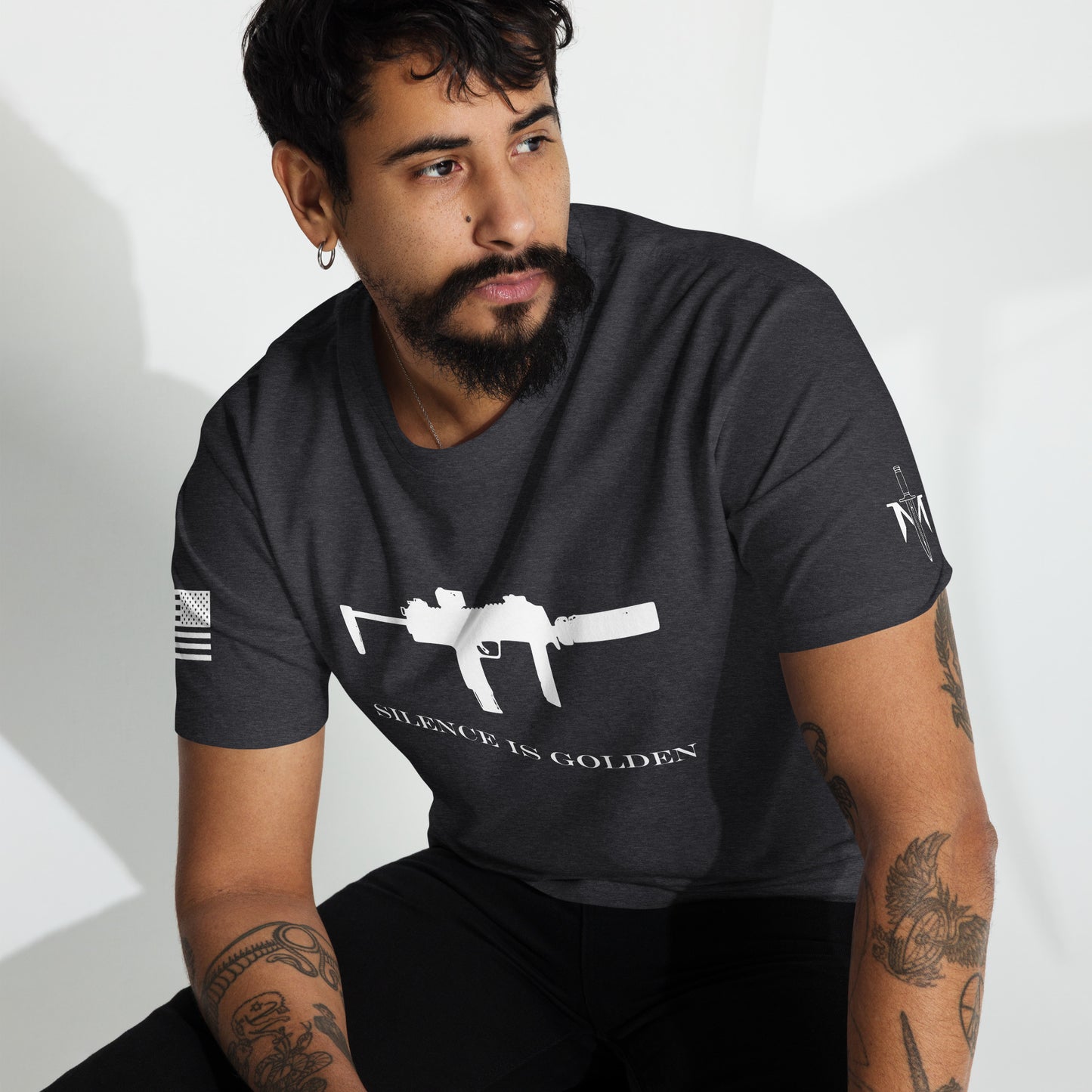 Silence is Golden, White Logo